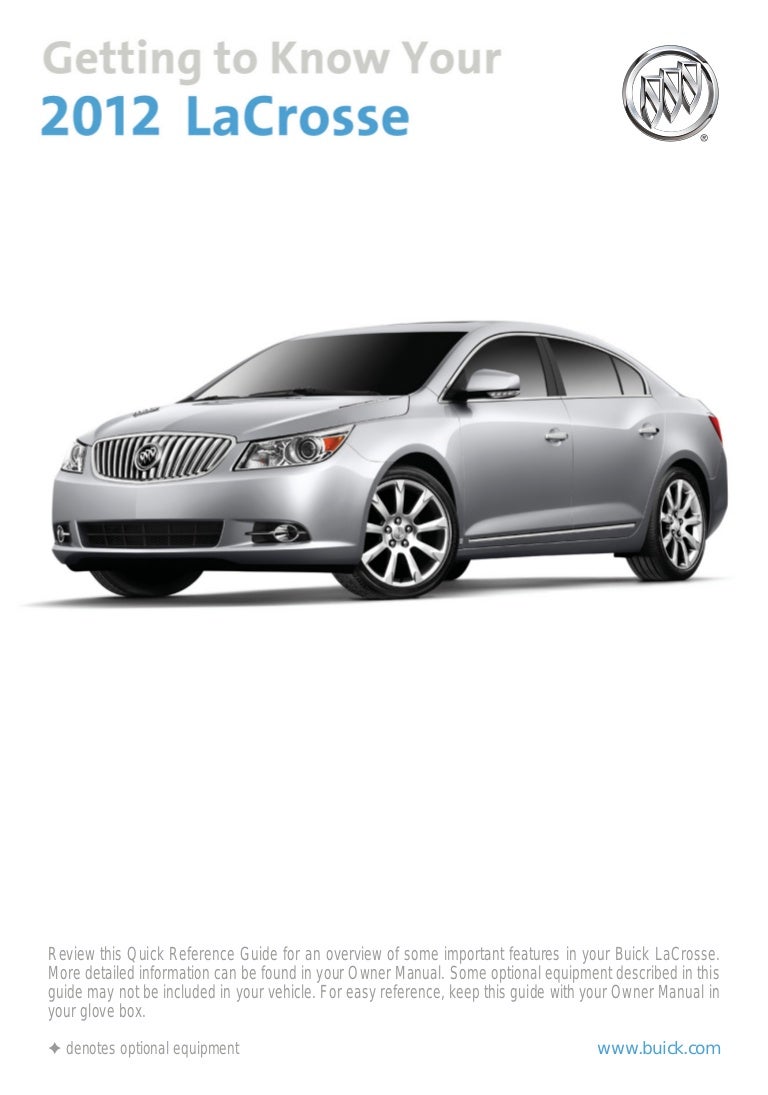 Buick LaCrosse: Timer Buick LaCrosse: Timer